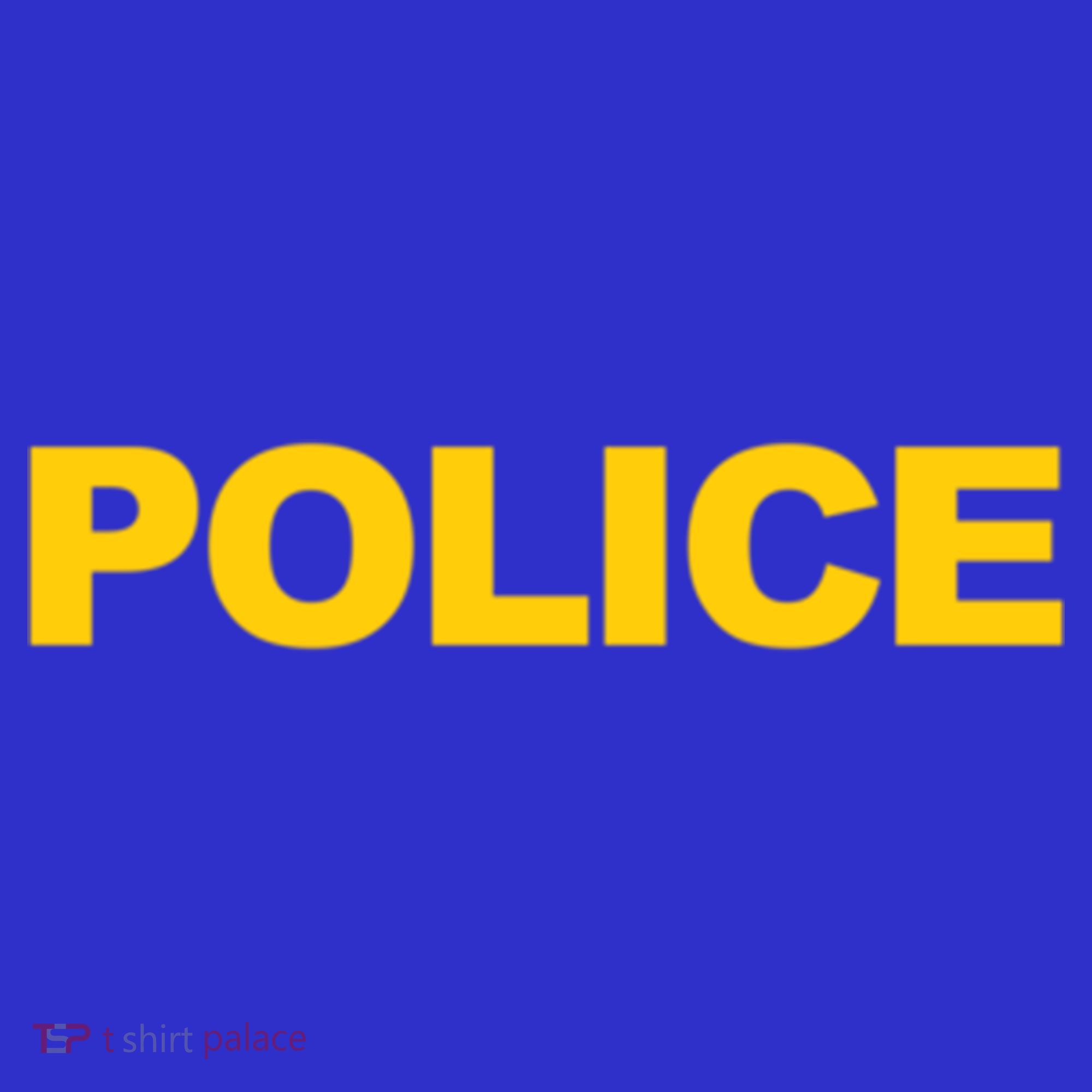 Police Gift Front And Back Print Police Law Enforcet Hoodie
