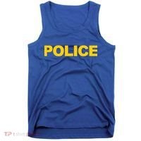 Police Gift Front And Back Print Police Law Enforcet Tank Top thumb 0