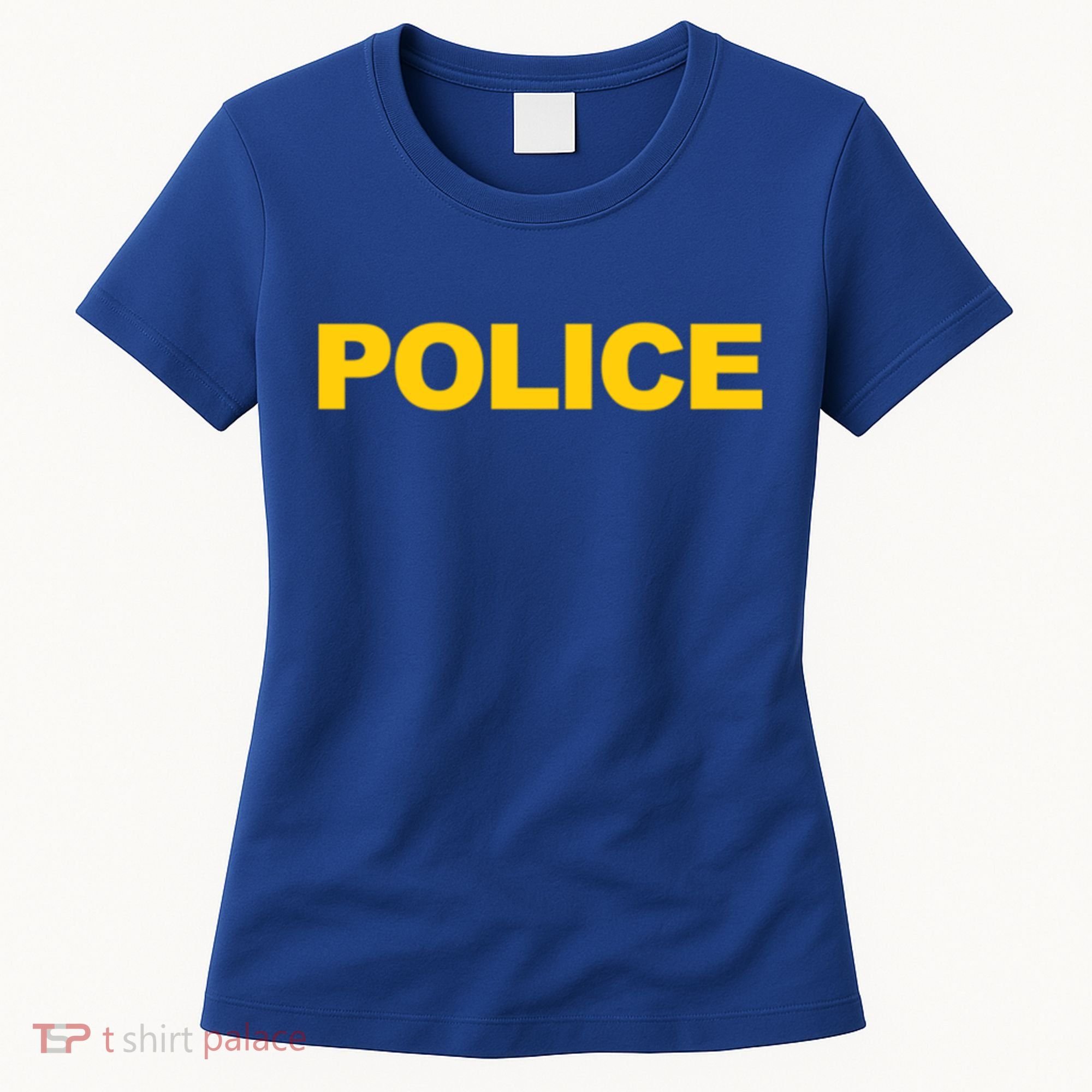 Police Gift Front And Back Print Police Law Enforcet Women's T-Shirt