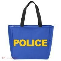 Police Gift Front And Back Print Police Law Enforcet Tote Bag thumb 0