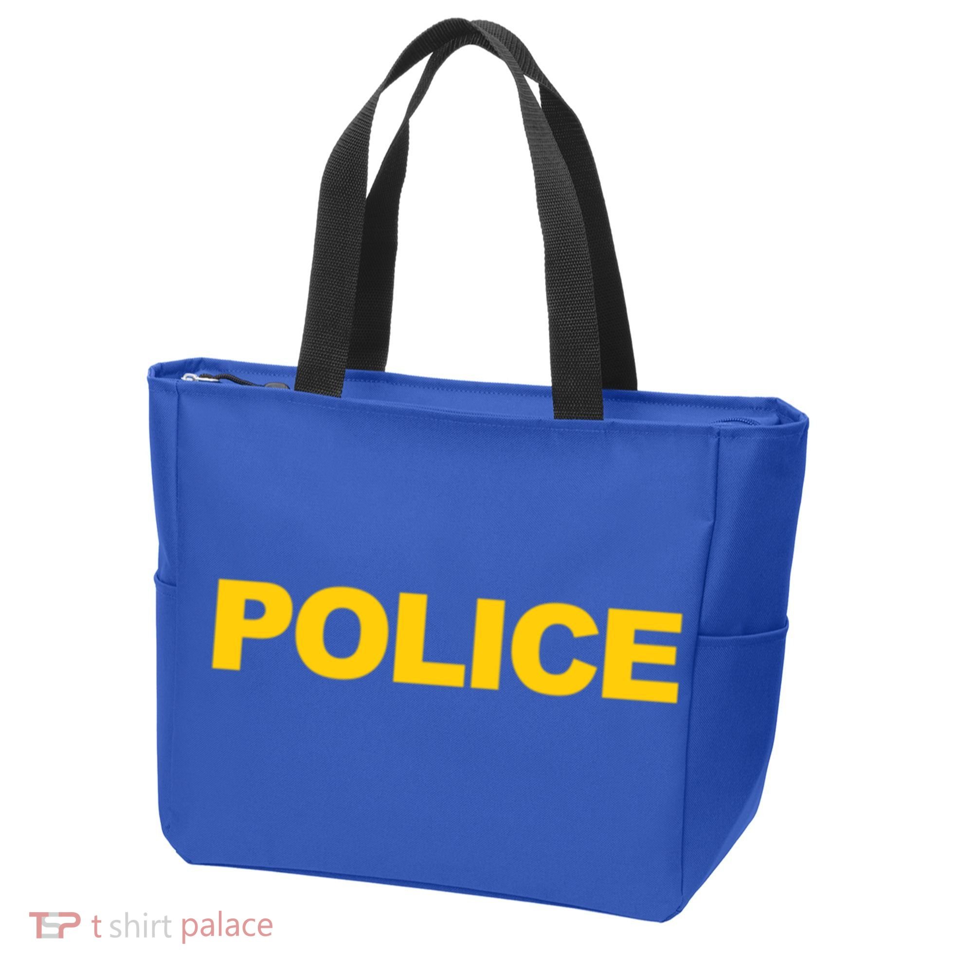 Police Gift Front And Back Print Police Law Enforcet Tote Bag