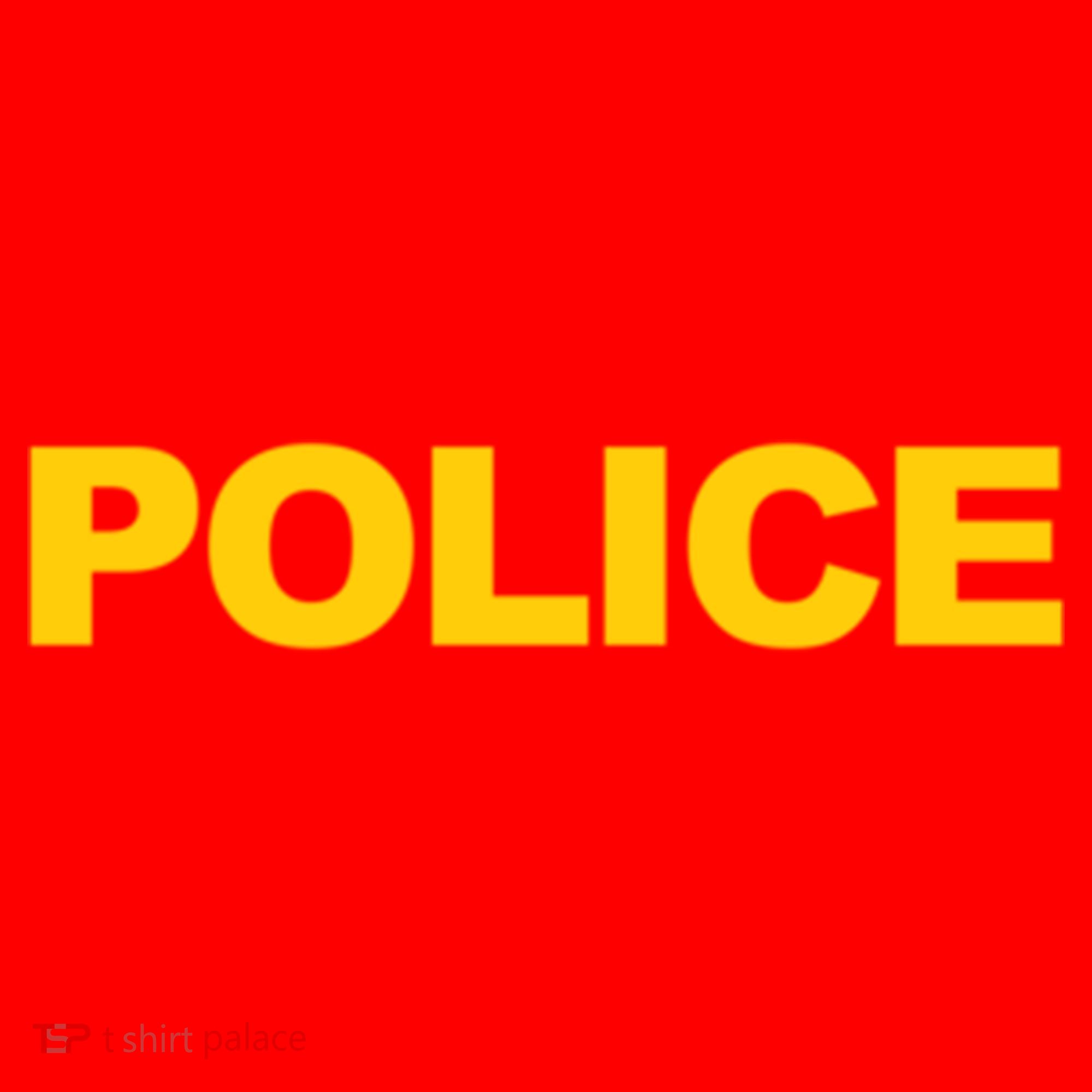 Police Gift Front And Back Print Police Law Enforcet Santa Hat