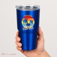 Punta Gorda Florida Retro Tropical Palm Trees Vacation Cute Gift Tumbler thumb 2