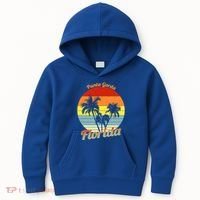 Punta Gorda Florida Retro Tropical Palm Trees Vacation Cute Gift Kids Hoodie thumb 0