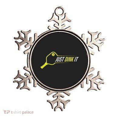 Pickleball Gift Funny Just Dink It Pickleball Ornament