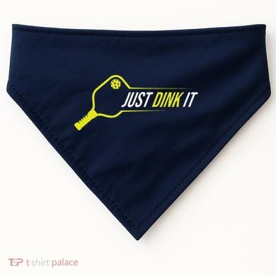 Pickleball Gift Funny Just Dink It Pickleball USA-Made Doggie Bandana