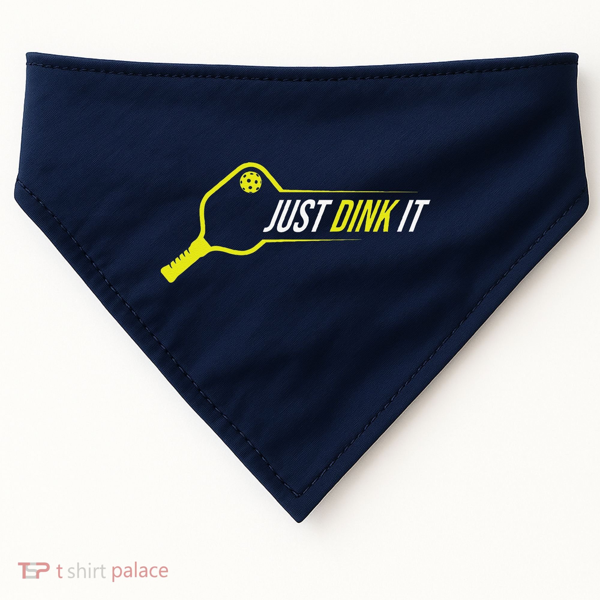 Pickleball Gift Funny Just Dink It Pickleball USA-Made Doggie Bandana