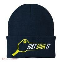 Pickleball Gift Funny Just Dink It Pickleball Beanie thumb 0