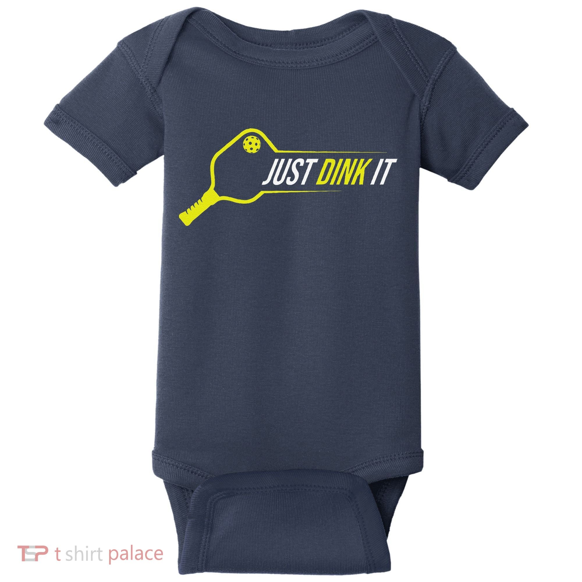 Pickleball Gift Funny Just Dink It Pickleball Baby Bodysuit