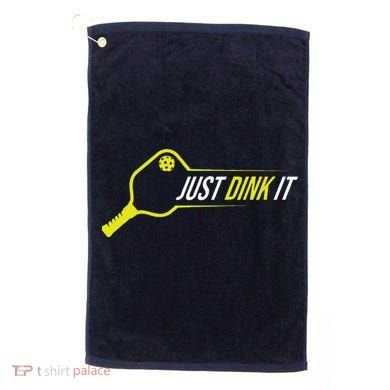 Pickleball Gift Funny Just Dink It Pickleball Golf Towel
