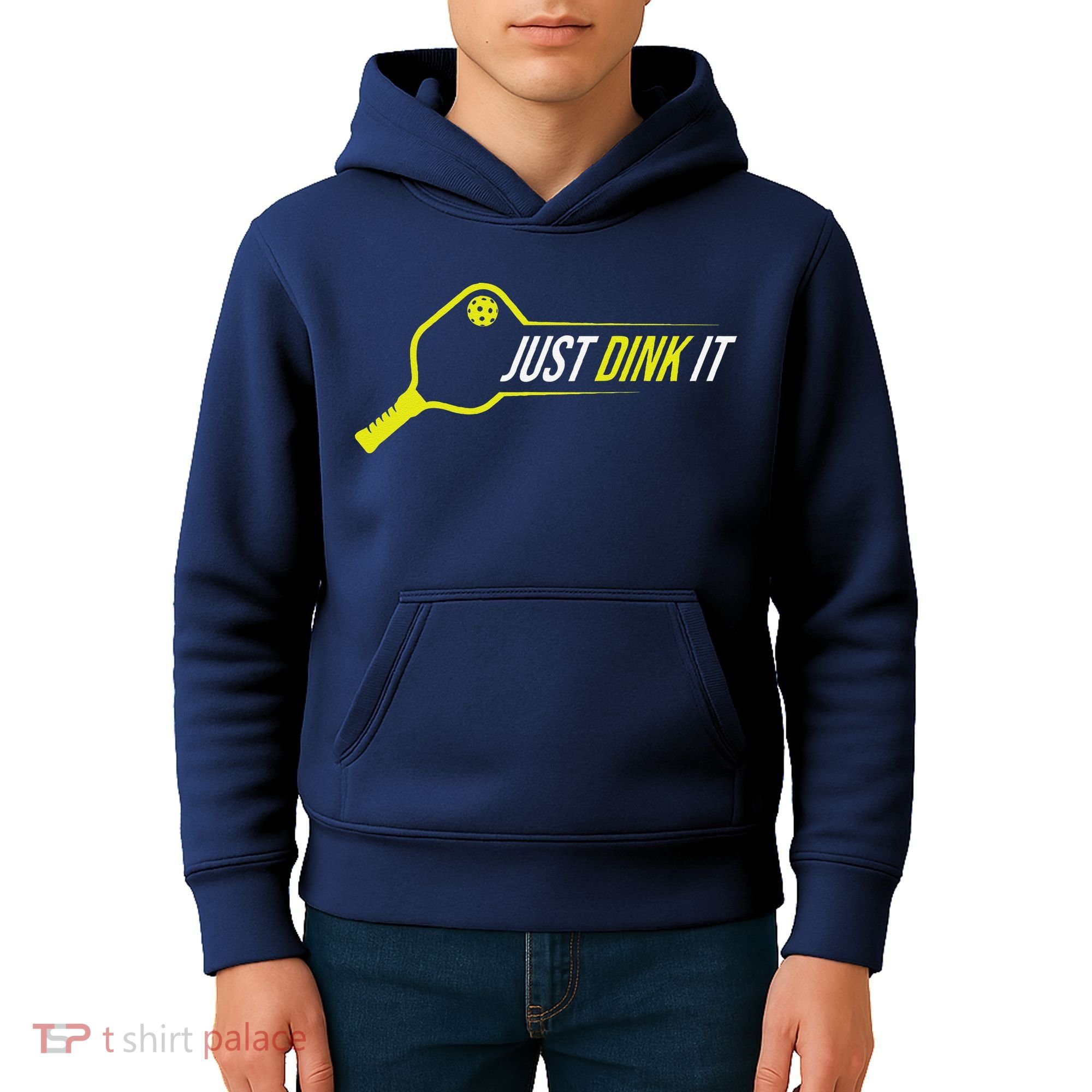 Pickleball Gift Funny Just Dink It Pickleball Kids Hoodie