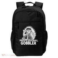Professional Gobbler Funny Thanksgiving Turkey Backpack thumb 0