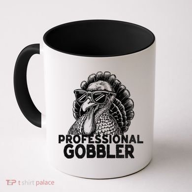 Professional Gobbler Funny Thanksgiving Turkey Coffee Mug