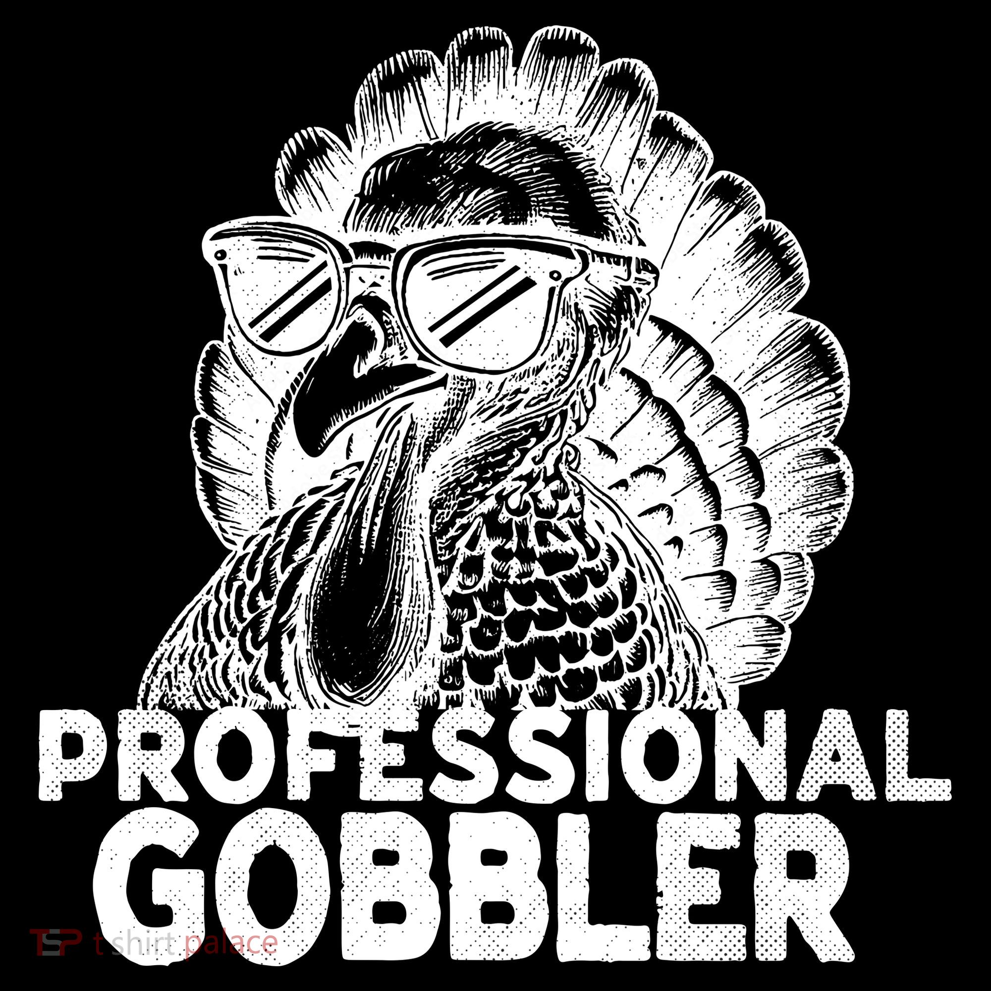 Professional Gobbler Funny Thanksgiving Turkey Women's Hoodie
