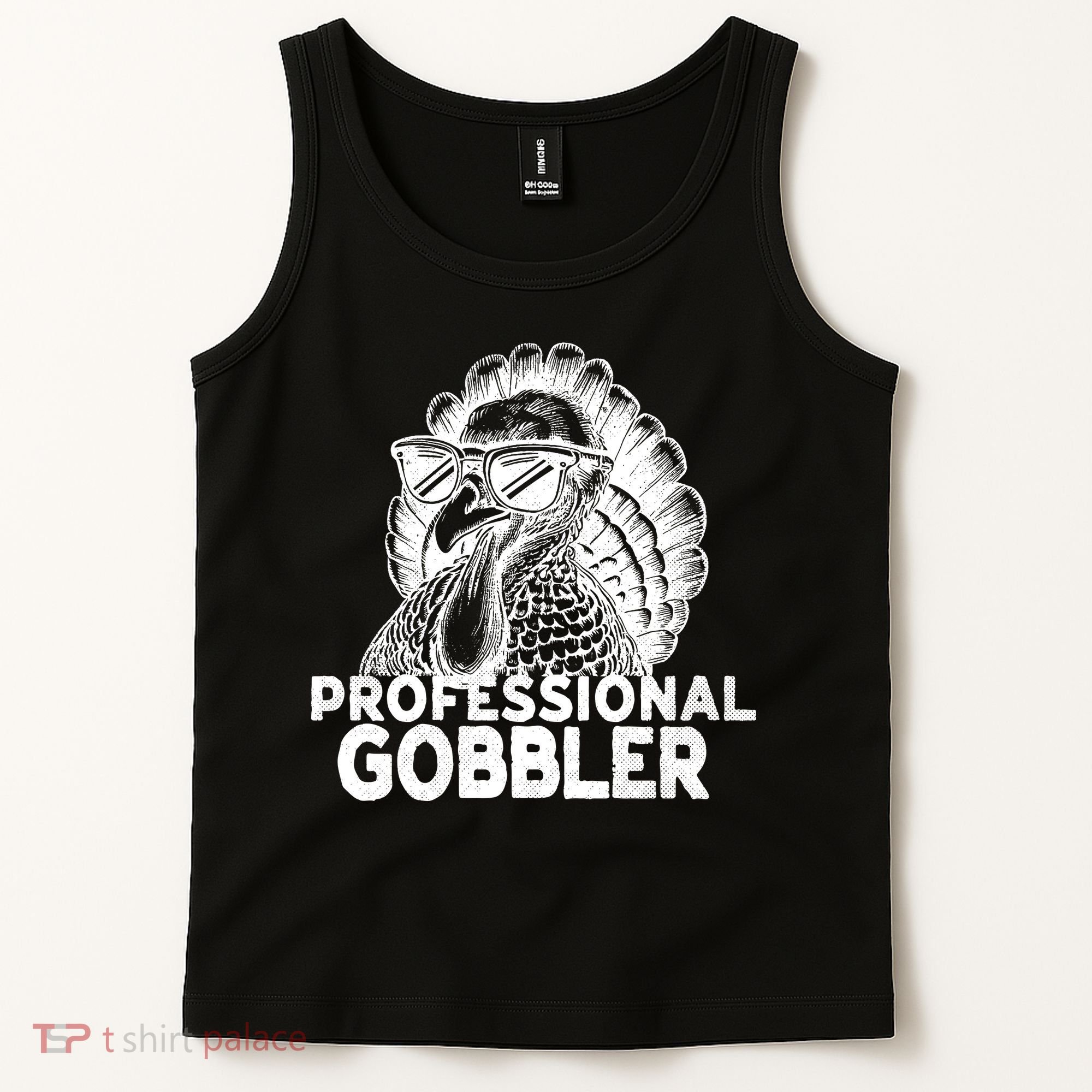 Professional Gobbler Funny Thanksgiving Turkey Tank Top