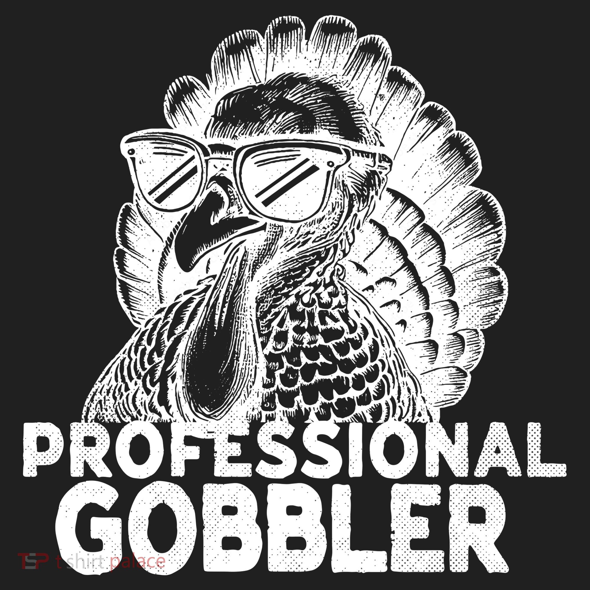 Professional Gobbler Funny Thanksgiving Turkey Golf Towel