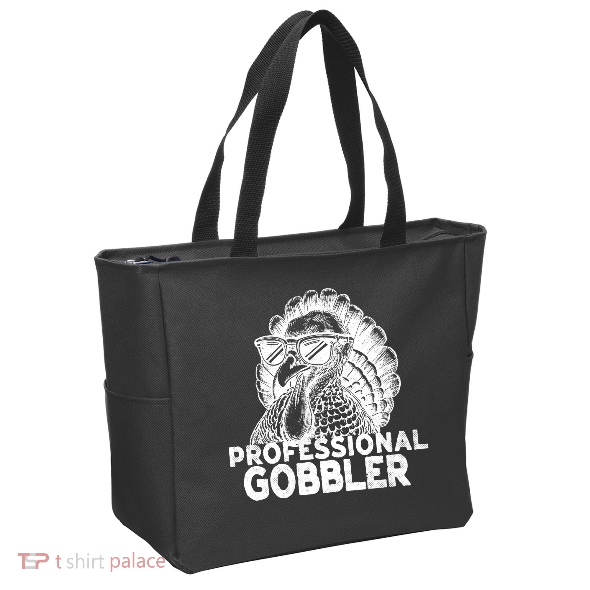 Professional Gobbler Funny Thanksgiving Turkey Tote Bag
