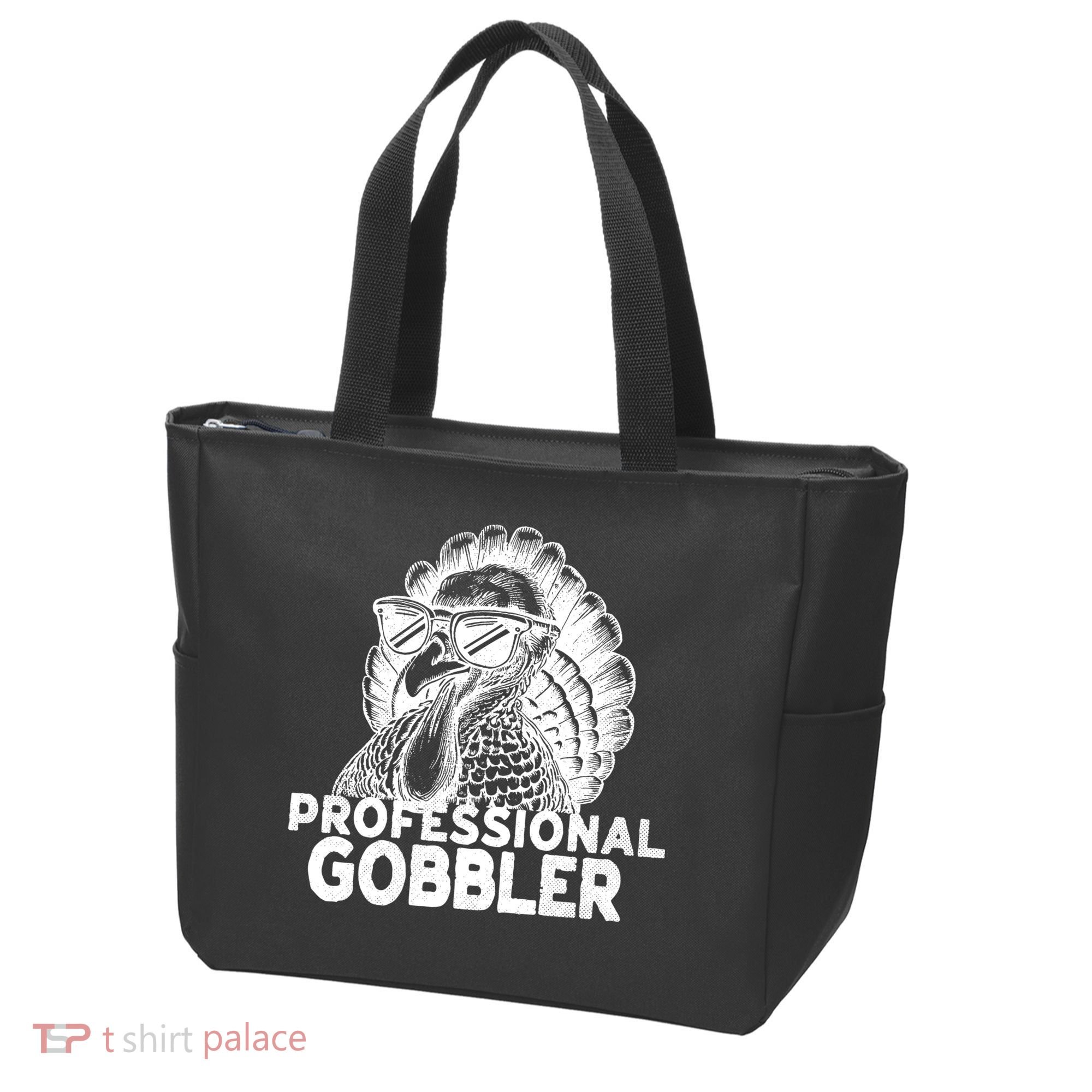 Professional Gobbler Funny Thanksgiving Turkey Tote Bag