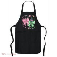 Pink Goes Good With Green Funny Halloween Witch Apron thumb 0