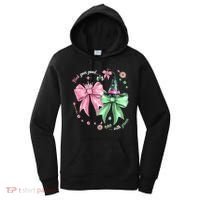 Pink Goes Good With Green Funny Halloween Witch Women's Hoodie thumb 0