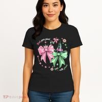 Pink Goes Good With Green Funny Halloween Witch Women's T-Shirt thumb 4