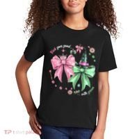 Pink Goes Good With Green Funny Halloween Witch Kids T-Shirt thumb 2
