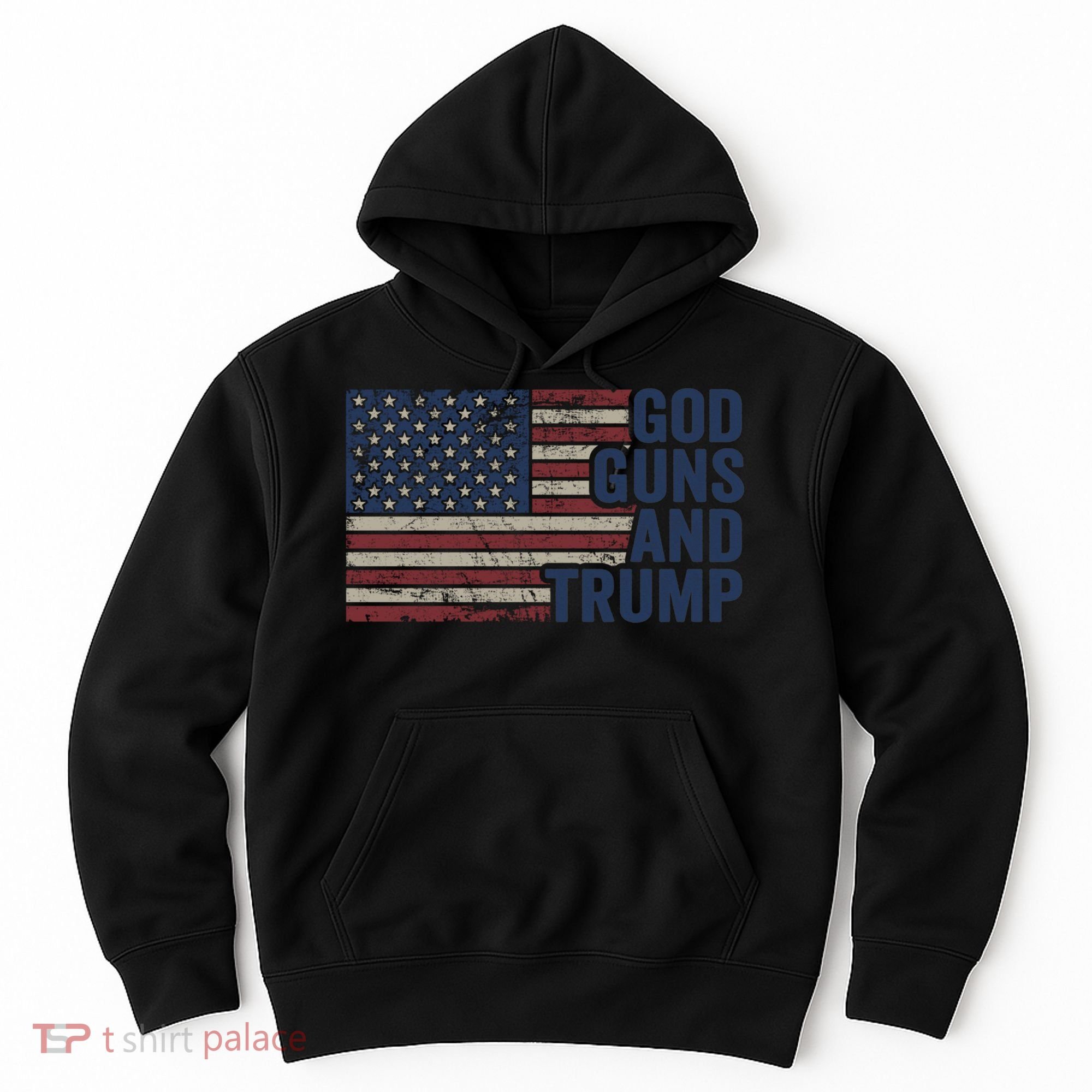 Pro God Gun Funny God Guns And Trump Hoodie