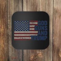 Pro God Gun Funny God Guns And Trump Coaster thumb 0