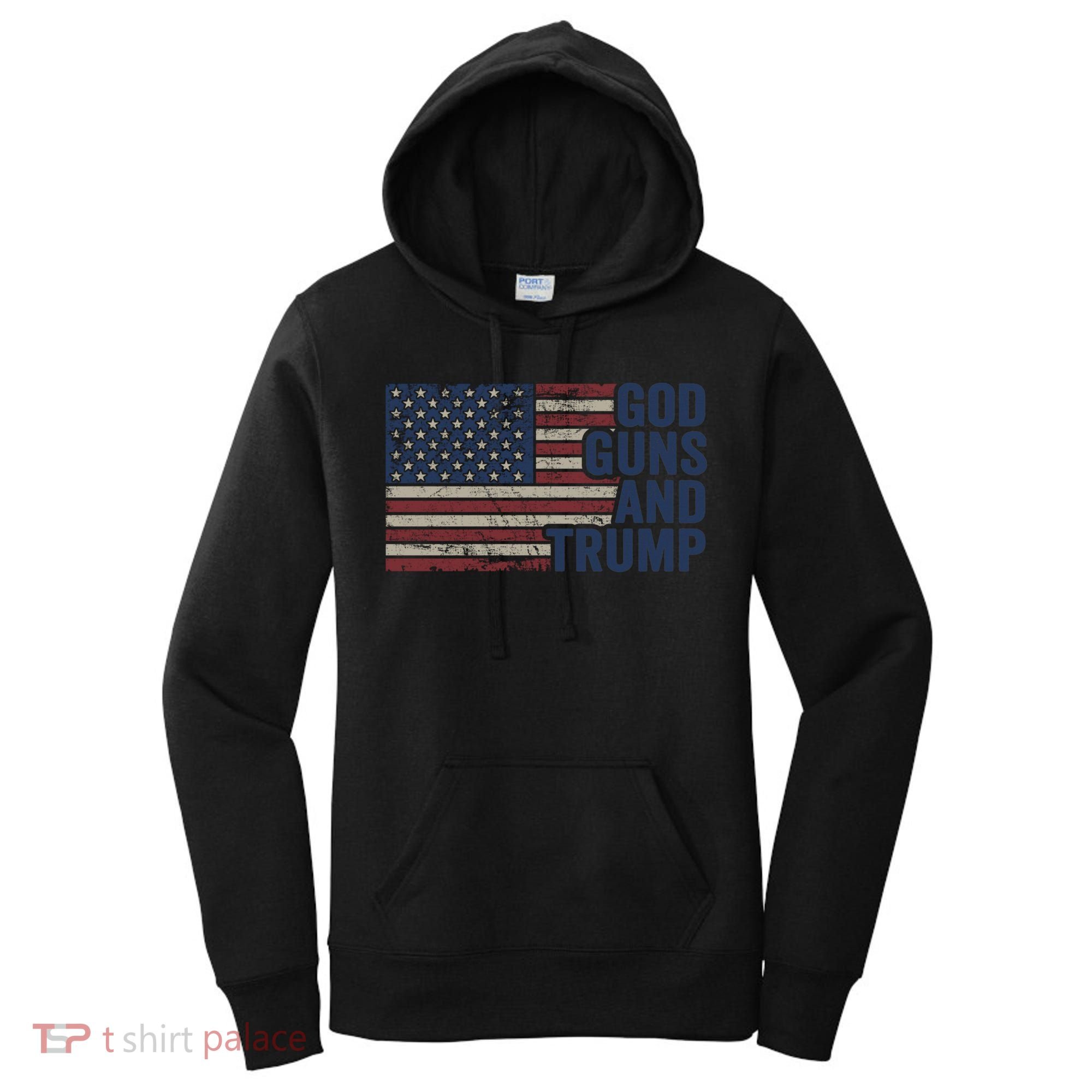 Pro God Gun Funny God Guns And Trump Women's Hoodie