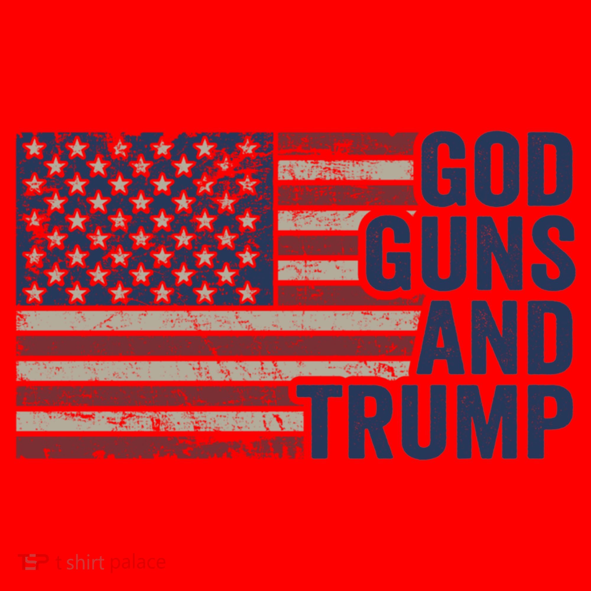 Pro God Gun Funny God Guns And Trump Santa Hat