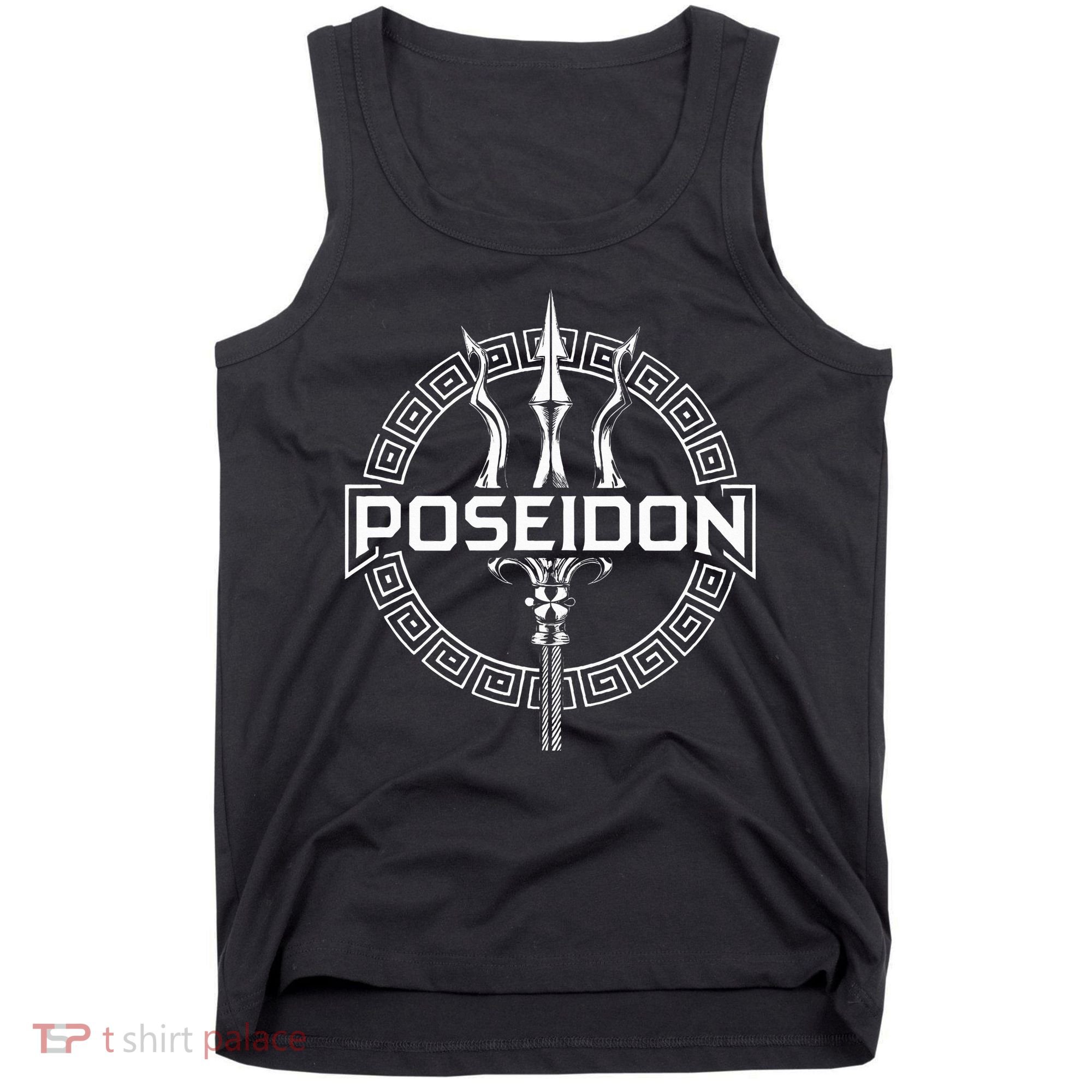 Poseidon Greek God Tank Top