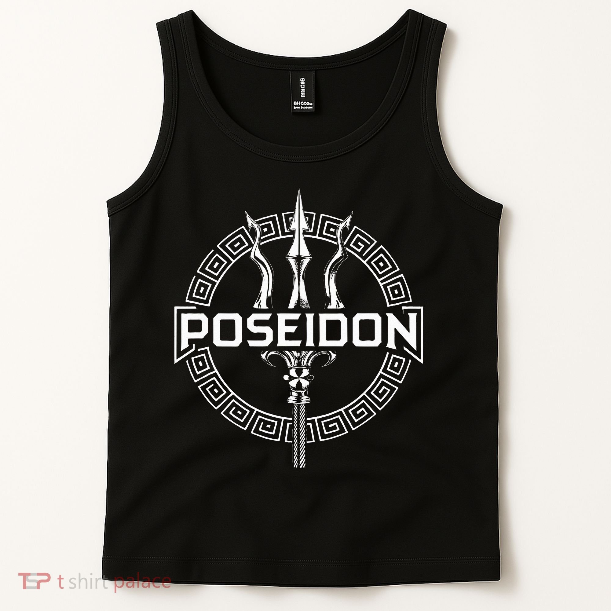 Poseidon Greek God Tank Top