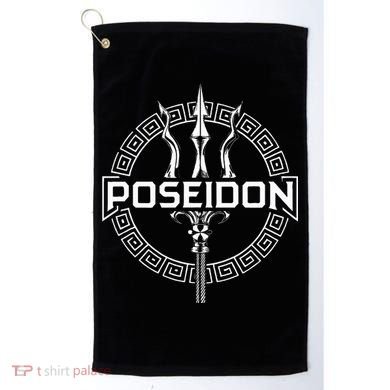 Poseidon Greek God Golf Towel