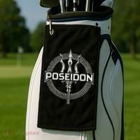 Poseidon Greek God Golf Towel thumb 2