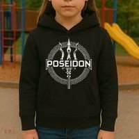 Poseidon Greek God Kids Hoodie thumb 3