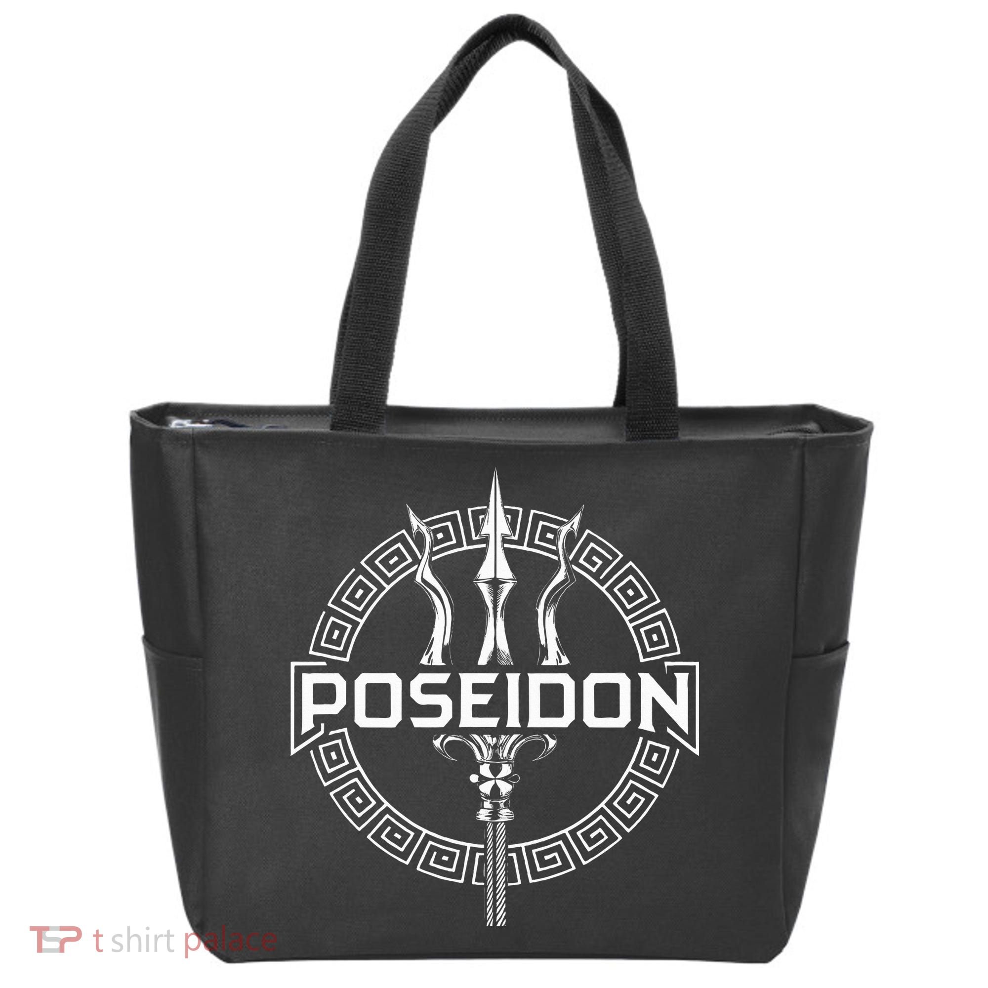 Poseidon Greek God Tote Bag