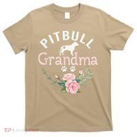 Pitbull Grandma Gifts Funny Mom Pitbull Dog Lover Christmas T-Shirt thumb 0