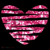 Pink Glitter Heart Cute Gift Coffee Mug thumb 5