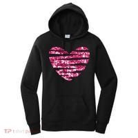 Pink Glitter Heart Cute Gift Women's Hoodie thumb 0