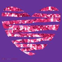 Pink Glitter Heart Cute Gift Women's Long Sleeve Shirt thumb 2