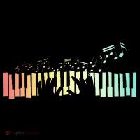 Pianist Gift Idea Keyboards Music Notes Piano Sweatshirt thumb 3
