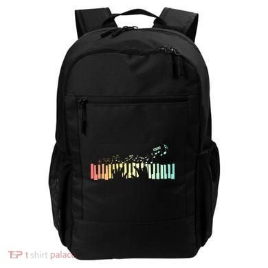 Pianist Gift Idea Keyboards Music Notes Piano Backpack