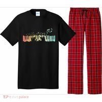Pianist Gift Idea Keyboards Music Notes Piano Pajama Set thumb 0