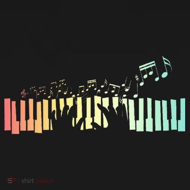 Pianist Gift Idea Keyboards Music Notes Piano Tote Bag