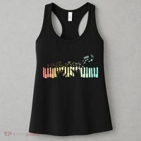 Pianist Gift Idea Keyboards Music Notes Piano Women's Tank Top thumb 3