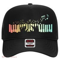 Pianist Gift Idea Keyboards Music Notes Piano Hat thumb 0