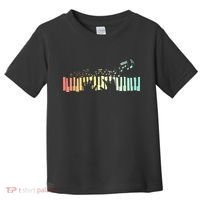 Pianist Gift Idea Keyboards Music Notes Piano Toddler T-Shirt thumb 0