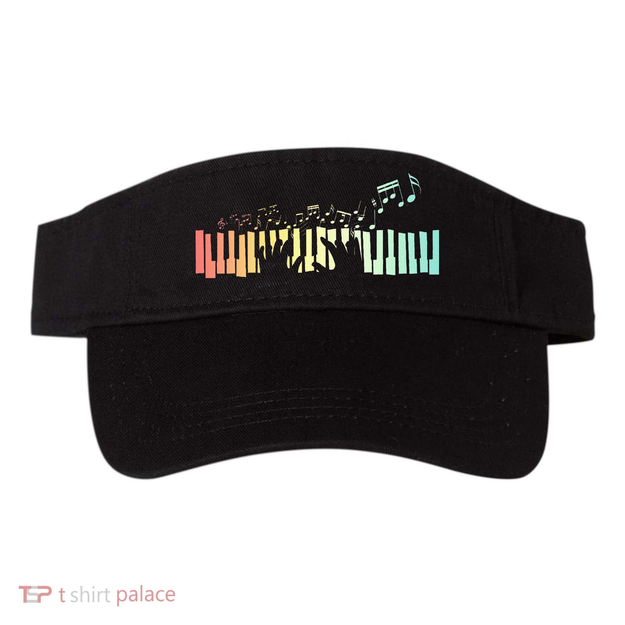 Pianist Gift Idea Keyboards Music Notes Piano Visor