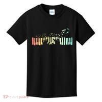 Pianist Gift Idea Keyboards Music Notes Piano Kids T-Shirt thumb 0