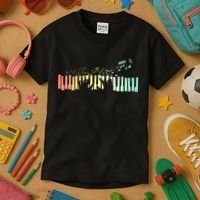 Pianist Gift Idea Keyboards Music Notes Piano Kids T-Shirt thumb 3
